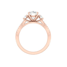 Load image into Gallery viewer, Fiore Trio Oval Moissanite
