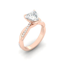 Load image into Gallery viewer, Fiore Heart Moissanite
