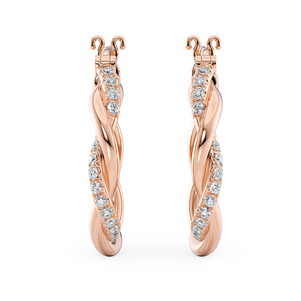 Load image into Gallery viewer, LUCCE FIORE™ Hoop Earrings Diamond
