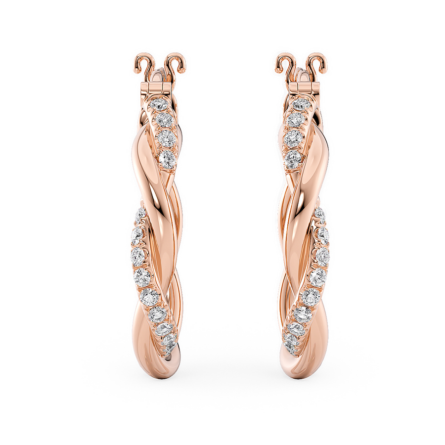 Load image into Gallery viewer, LUCCE FIORE™ Hoop Earrings Diamond
