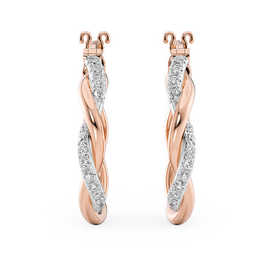 Load image into Gallery viewer, LUCCE FIORE™ Hoop Earrings Diamond
