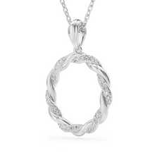 Load image into Gallery viewer, Lucce Fiore Necklace 0.24 CTW Natural Diamond Platinum
