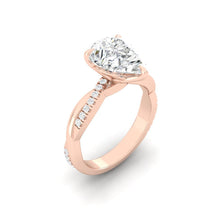 Load image into Gallery viewer, Fiore Pear Moissanite
