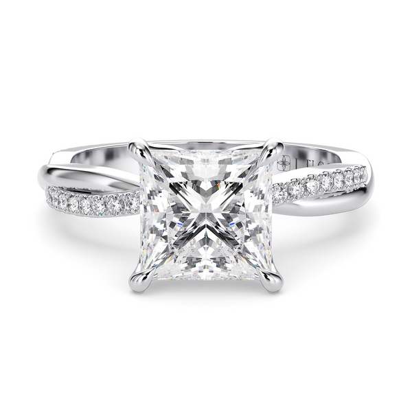 Lucce Fiore Princess Moissanite