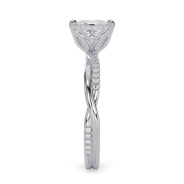 Lucce Fiore Princess Moissanite