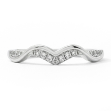 Load image into Gallery viewer, LUCCE FIORE™ Sei Flush 0.11ctw Lab Diamond 14K White Gold
