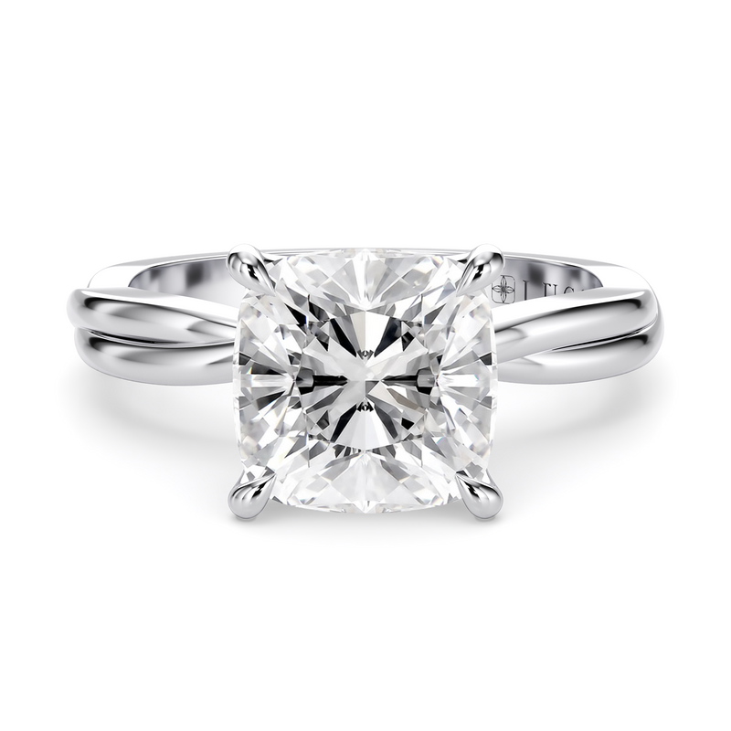 Lucce Fiore Solitaire Cushion Diamond