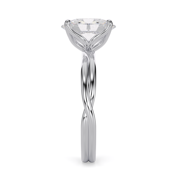 Lucce Fiore Solitaire Oval Diamond