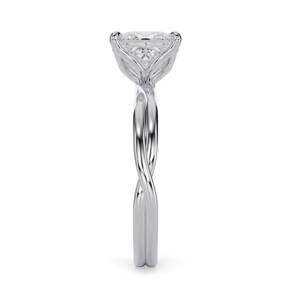 Lucce Fiore Solitaire Princess Diamond