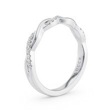 Load image into Gallery viewer, LUCCE Half Eternity Intertwined Vines with Diamond Pave on Gold or Platinum

