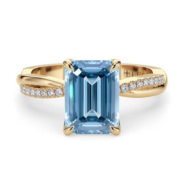 Lucce Fiore Emerald Ocean Blue Diamond