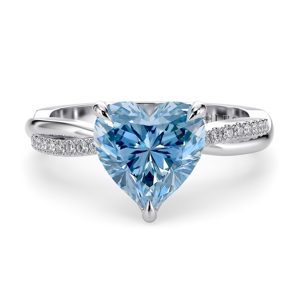 Lucce Fiore Heart Ocean Blue Diamond