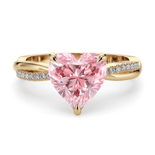 Load image into Gallery viewer, Lucce Fiore Heart Rosé Pink Diamond

