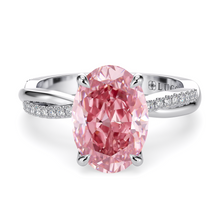 Load image into Gallery viewer, Lucce Fiore Oval Rosé Pink Diamond
