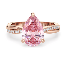 Load image into Gallery viewer, Lucce Fiore Pear Rosé Pink Diamond
