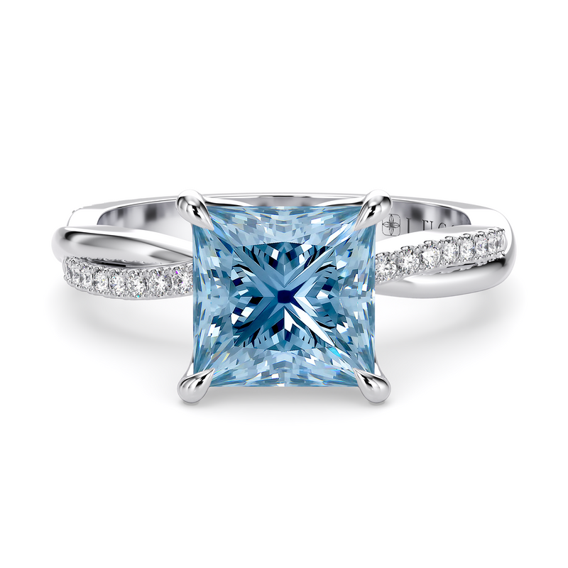 Lucce Fiore Princess Ocean Blue Diamond