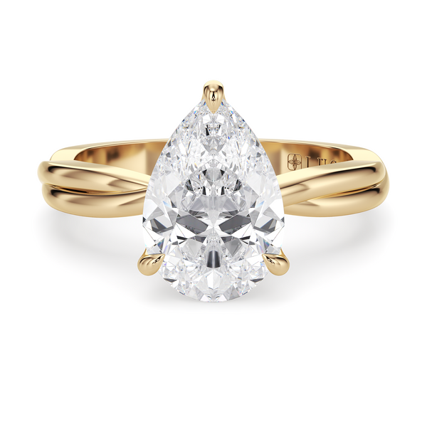 Lucce Fiore Solitaire Pear Diamond