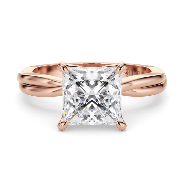 Lucce Fiore Solitaire Princess Diamond