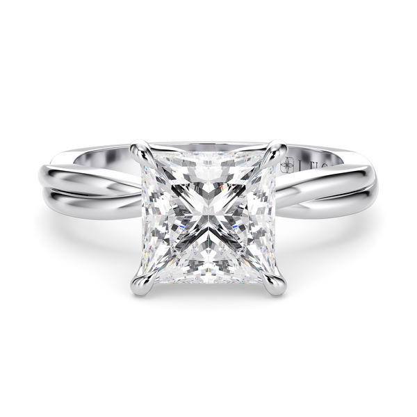 Lucce Fiore Solitaire Princess Diamond