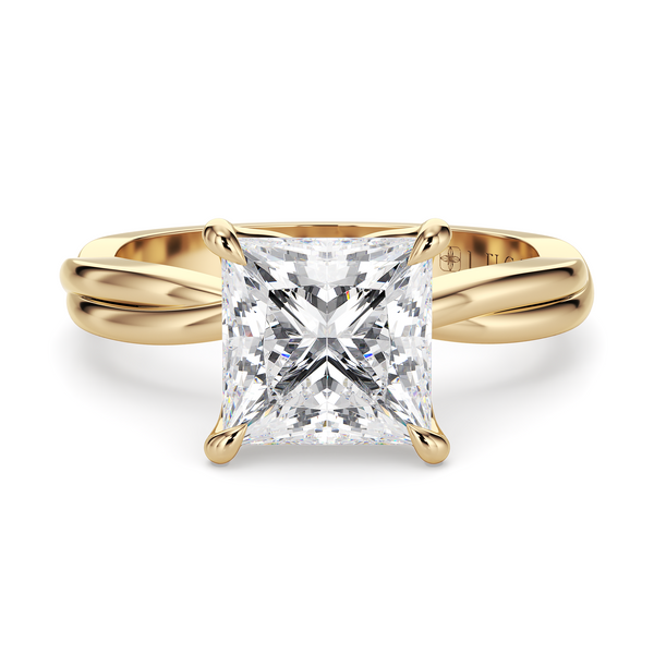 Lucce Fiore Solitaire Princess Diamond