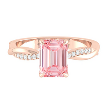 Load image into Gallery viewer, Fiore Emerald Rosé Pink Diamond
