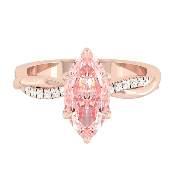 Lucce Fiore Marquise Rosé Pink Diamond
