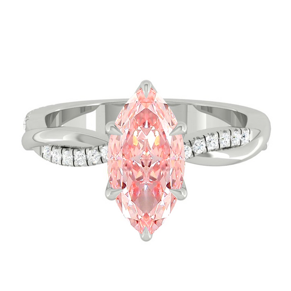 Lucce Fiore Marquise Rosé Pink Diamond