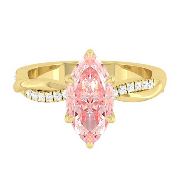 Lucce Fiore Marquise Rosé Pink Diamond