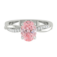 Load image into Gallery viewer, Fiore Oval Rosé Pink Diamond
