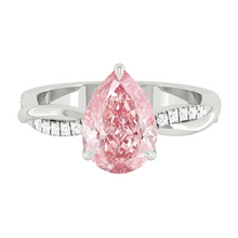 Load image into Gallery viewer, Fiore Pear Rosé Pink Diamond
