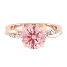 Load image into Gallery viewer, Fiore Round Rosé Pink Diamond
