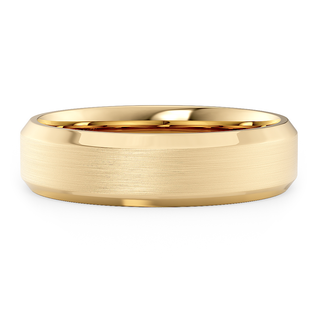 Load image into Gallery viewer, LUCCE GRECO™ Brushed 4mm 14K Yellow Gold
