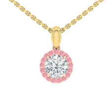 Load image into Gallery viewer, Montevalle Rosé Necklace Round Diamond
