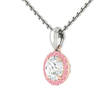 Load image into Gallery viewer, Montevalle Rosé Necklace Round Diamond
