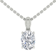 Load image into Gallery viewer, Kaela Necklace Oval Diamond
