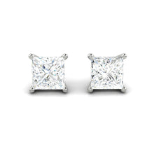 Load image into Gallery viewer, Kaela Princess Earrings 2.04CTW Lab Diamond Platinum
