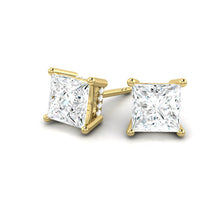 Load image into Gallery viewer, Kaela Earrings Princess Moissanite *new*
