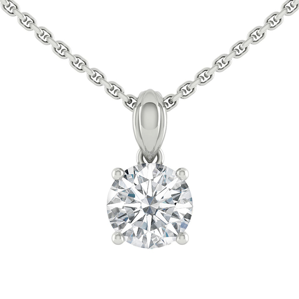 Kaela Necklace Round Diamond