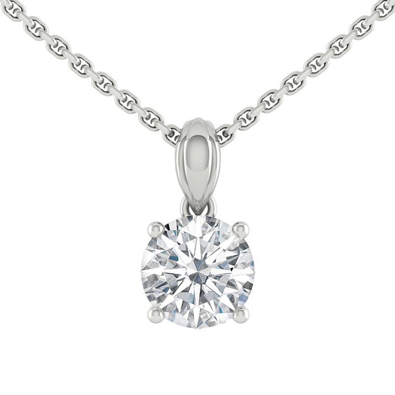 Kaela Necklace Round Diamond