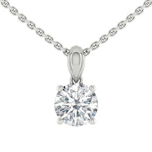 Load image into Gallery viewer, Kaela Necklace Round Moissanite
