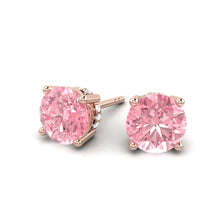 Load image into Gallery viewer, Kaela Earrings Rosé Pink Diamond
