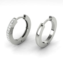 Load image into Gallery viewer, Kaela Eternity Earrings Diamond
