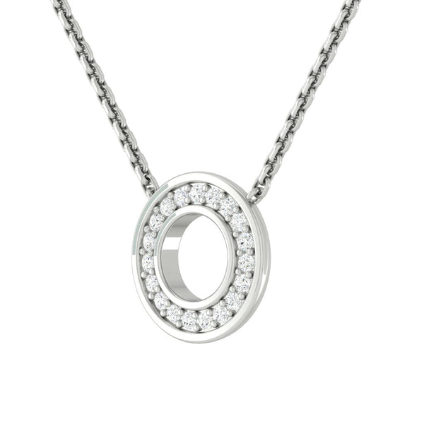 Kaela Eternity Necklace Round Moissanite
