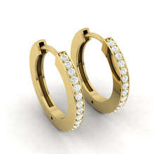 Load image into Gallery viewer, Kaela Eternity Earrings Diamond
