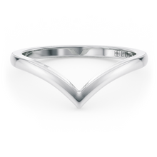Load image into Gallery viewer, LUCCE Chevron Plain band in Gold or Platinum
