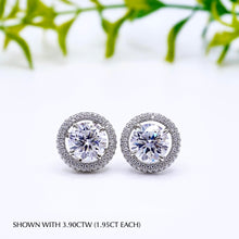 Load image into Gallery viewer, Lab diamond earrings Moissanite Engagement ring Wedding Rings Manila Philippines
