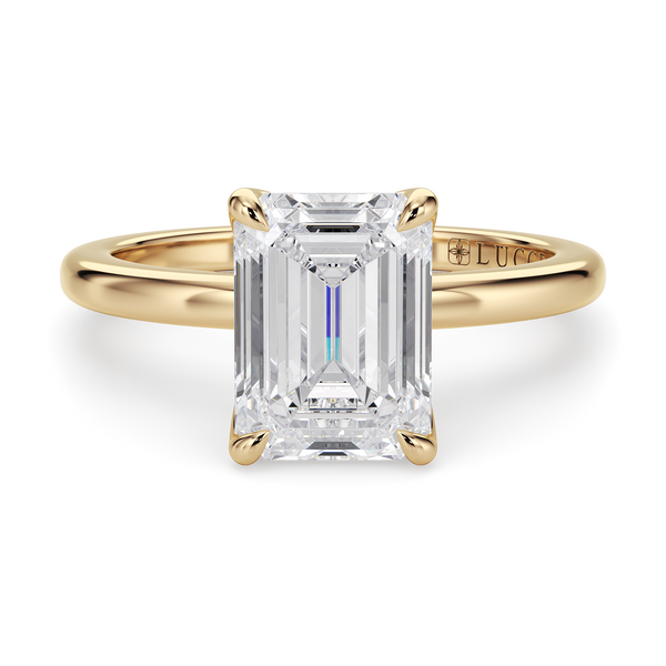 Lucce Lucia Emerald Moissanite