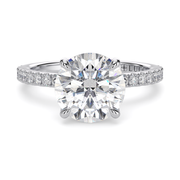 LUCCE LUCIA™ Halo Pavé Round Diamond