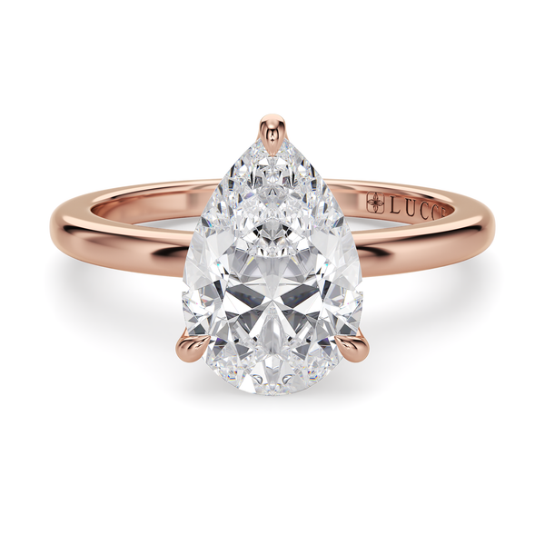 Lucce Lucia Halo Pear Diamond
