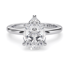 Load image into Gallery viewer, Lucce Lucia Halo Pear Diamond
